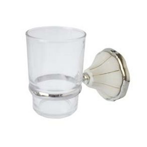 Image of Porta bicchiere in vetro giglio codferxfer149785 - Porta Bicchiere In Vetro Giglio Cod:Ferx.Fer149785
