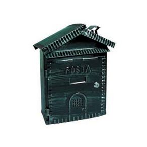 Image of Cassetta portariviste tipo casa per esterno cm25x11x34h codferxfer62282 - Cassetta Portariviste Tipo Casa Per Esterno - Cm.25X11X34H. Cod:Ferx.Fer62282