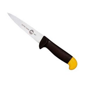 Image of 1pz coltello da scannare per macellaio cm18 manico in plastica codferxfer9591 - 1Pz Coltello Da Scannare Per Macellaio - Cm.18 Manico In Plastica Cod:Ferx.Fer9591