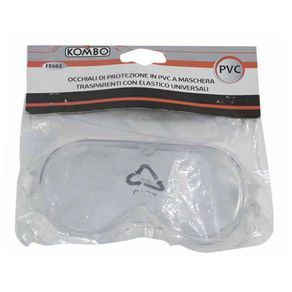 Image of Occhiali di protezione a mascherina in pvc conformi alla normativaen166 - Occhiali di Protezione a Mascherina in PVC Conformi alla Normativa:EN166