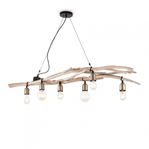 Image of Lampada A Sospensione Driftwood Sp6 Ideal-Lux